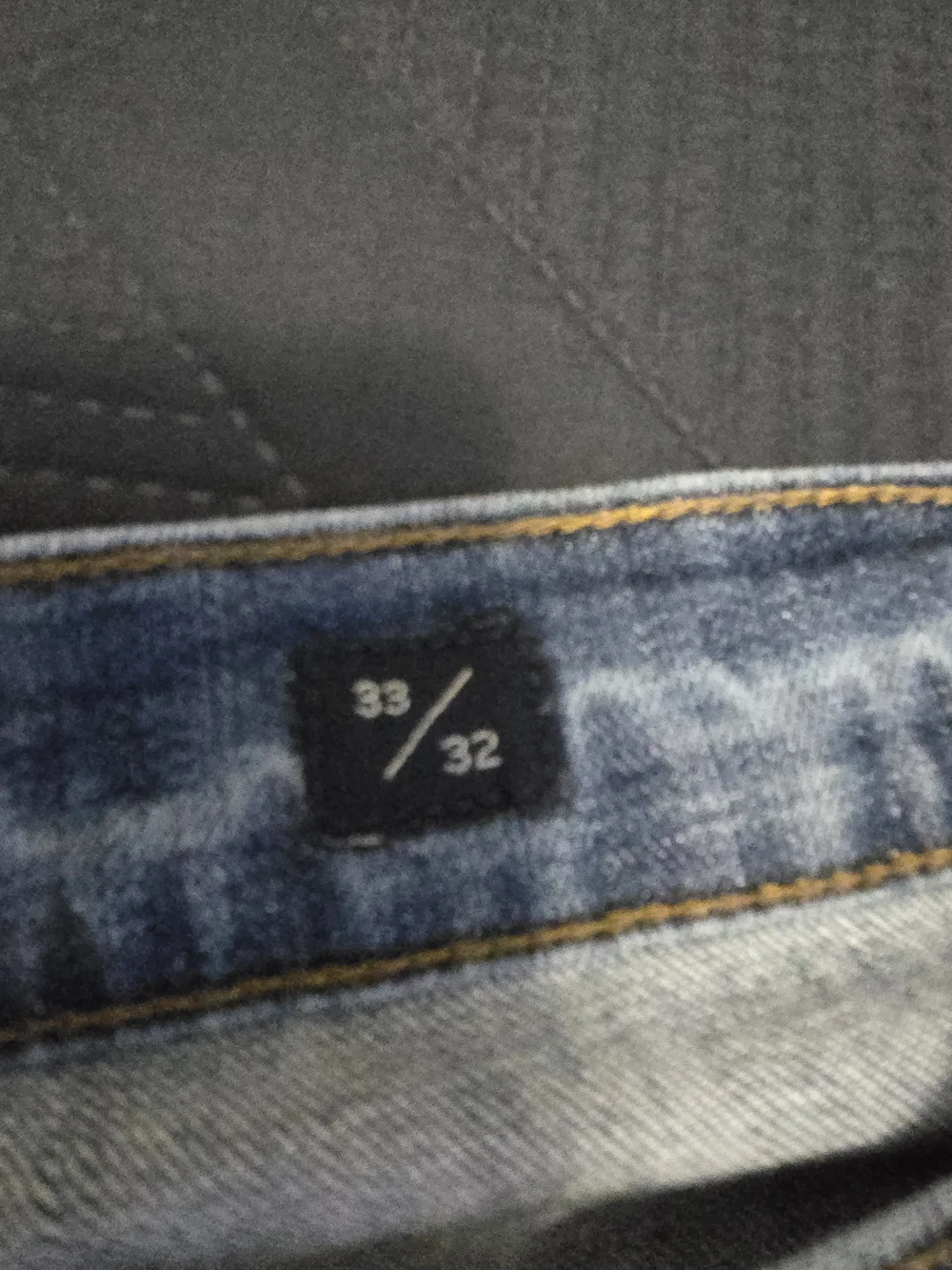Men's Light Blue Straight-Leg Jeans 33x32 #570